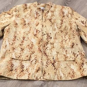 💥 Alfred DUNNER~~Nice Zip Front Jacket~💥